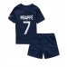 Billige Paris Saint-Germain Kylian Mbappe #7 Hjemmetrøye Barn 2022-23 Kortermet (+ korte bukser)